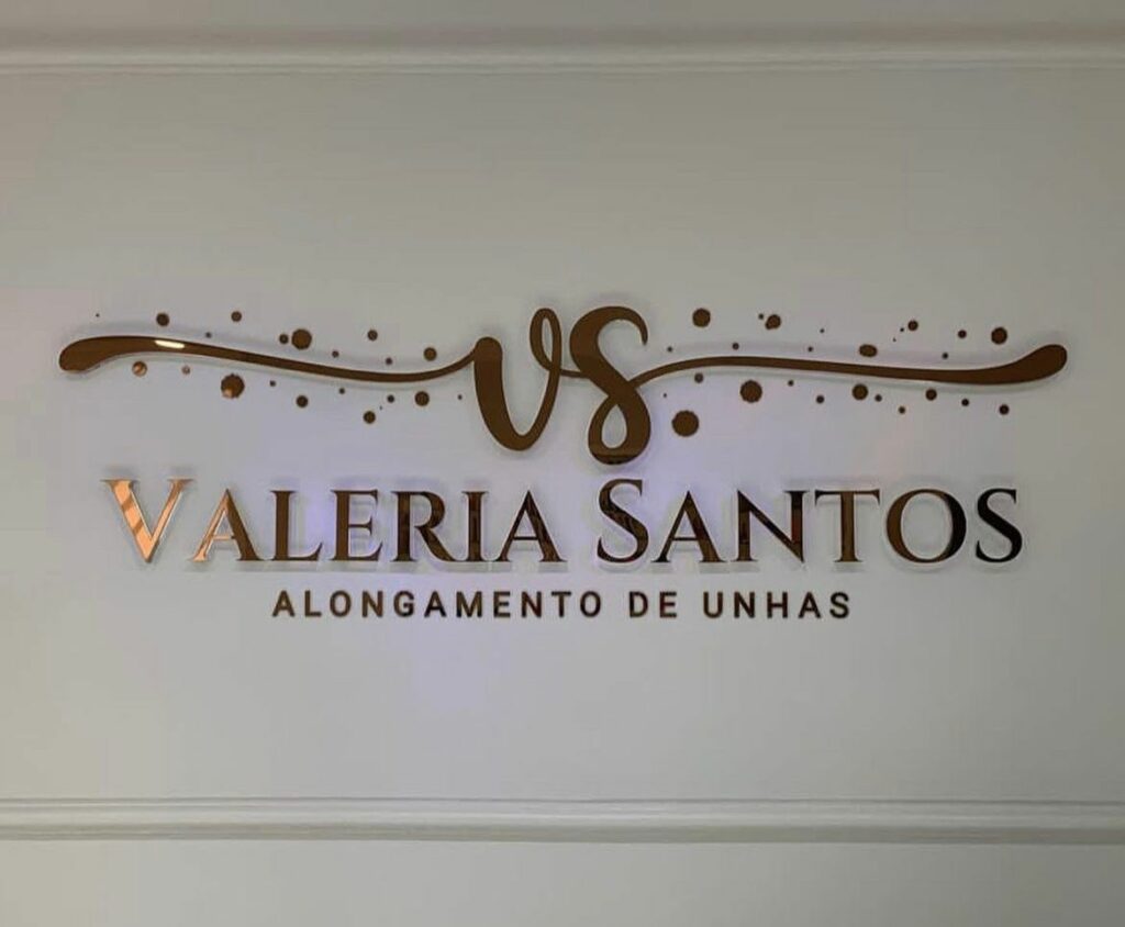 Letreiro Letreiro Acrílico Espelhado + Relevo Cristal - A Laser Brasil